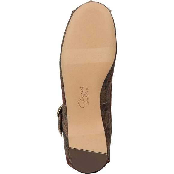 Circus NY by Sam Edelman Women's Plum Multi RPET Cross Strap Ballet Flat - Picture 4 of 6